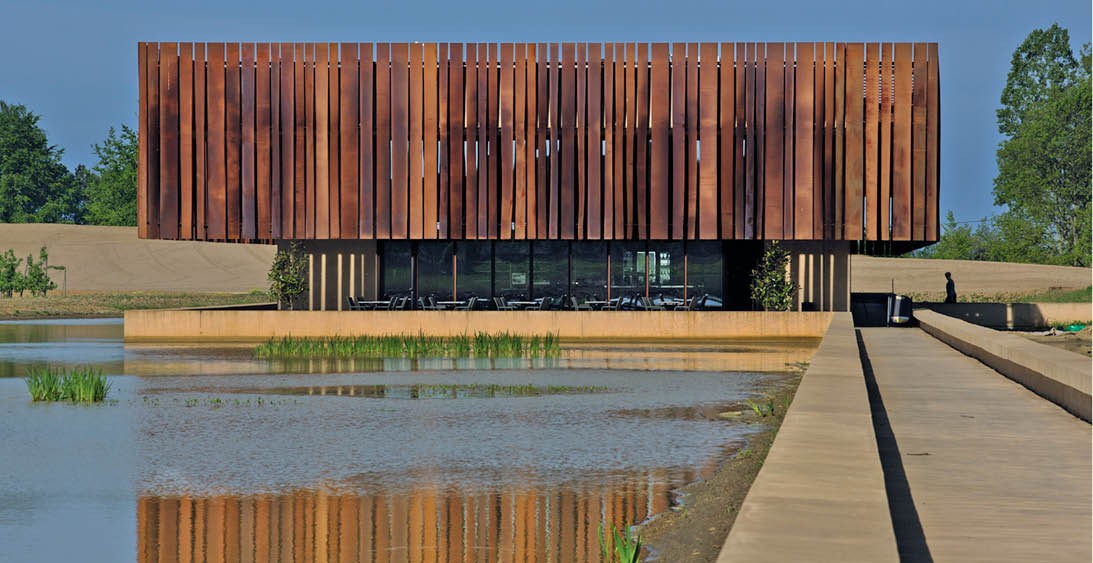 Crematorium Hofheide in Holsbeek wint provinciale architectuurprijs