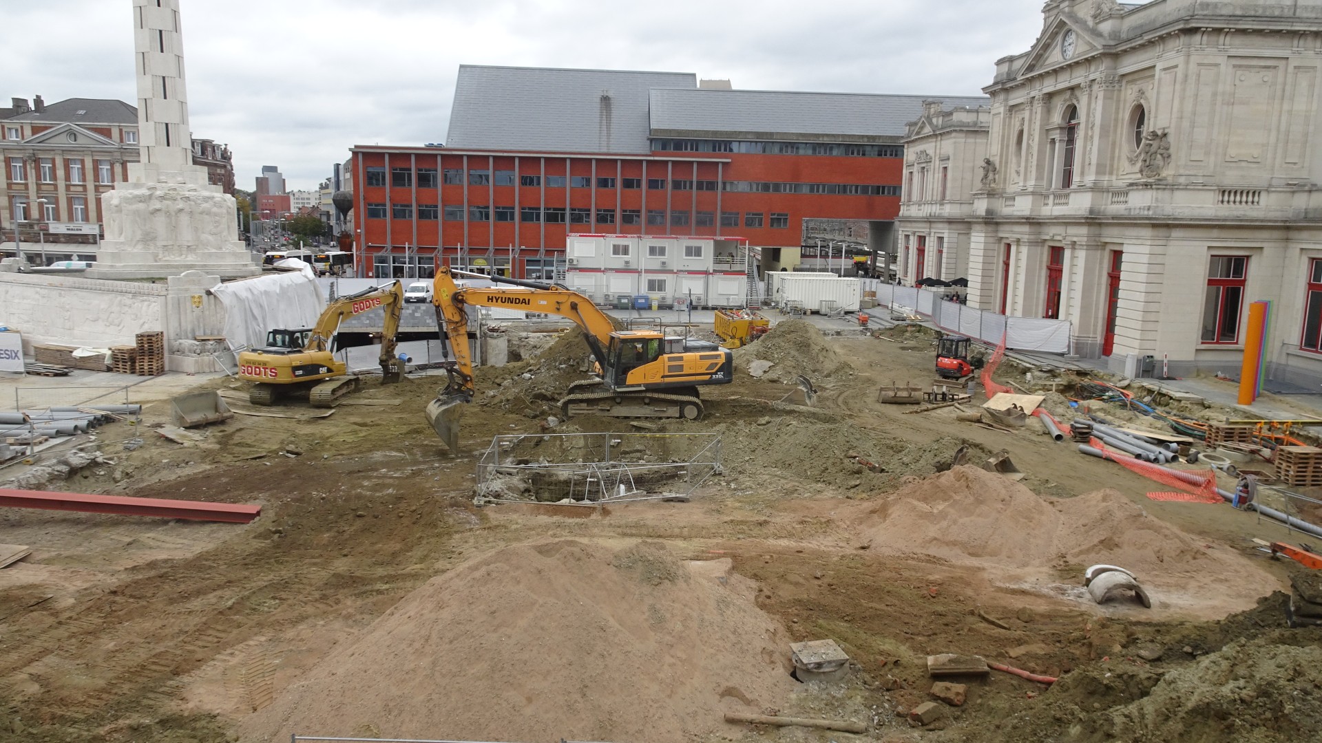 Besix start bouw ondergrondse fietsenparking in Leuven