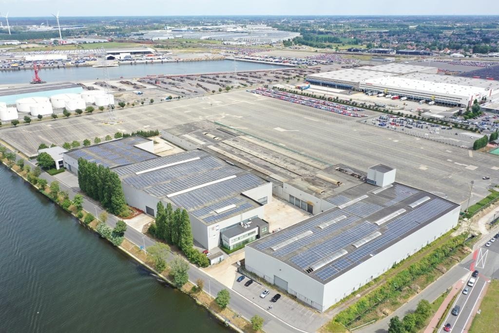Oude asbestfabriek in Gent wordt bedrijvenpark Hexaport