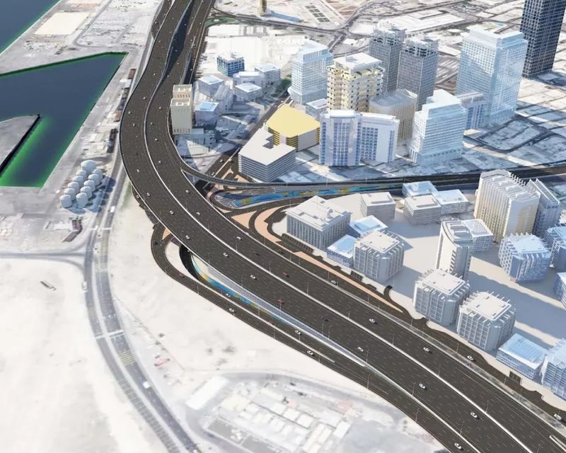 Besix bouwt twee bruggen en een tunnel in Dubai