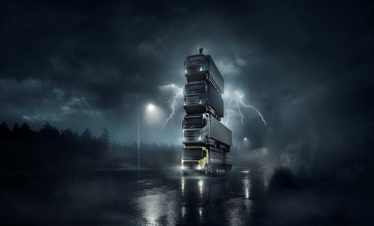 Volvo Trucks introduceert vier trucks in spectaculaire film