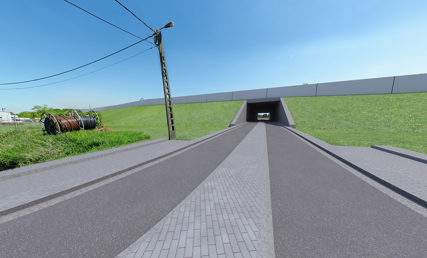 Bouw Leuvense fiets- en autotunnel begonnen (1)