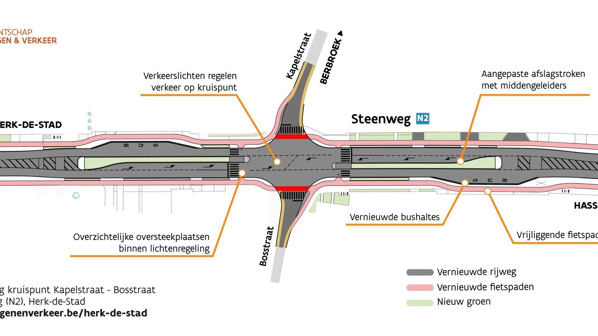 AWV vernieuwt kruispunt