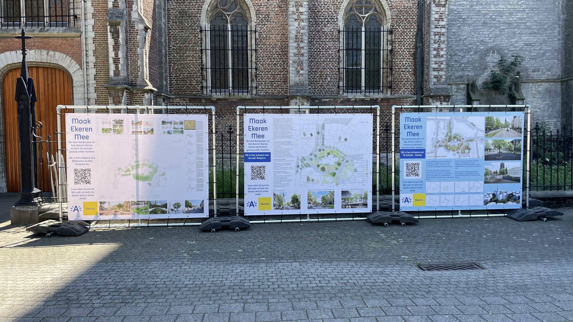 Zone rond Sint-Lambertuskerk Ekeren wordt heringericht_copyright_district_Ekeren