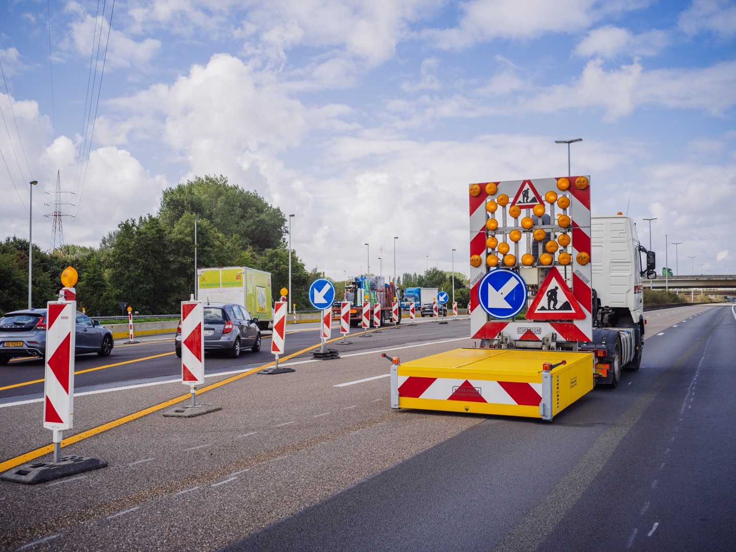 Grote ingrepen aan bruggen en tunnels op 42 snelwegwerven Gent Oost-Vlaanderen _ foto AWV