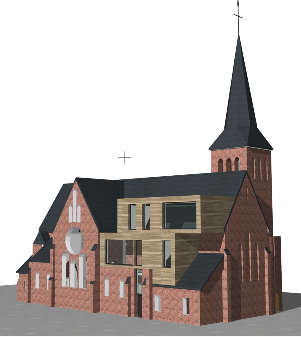 Glabbeek bouwt zes appartementen in een kerk