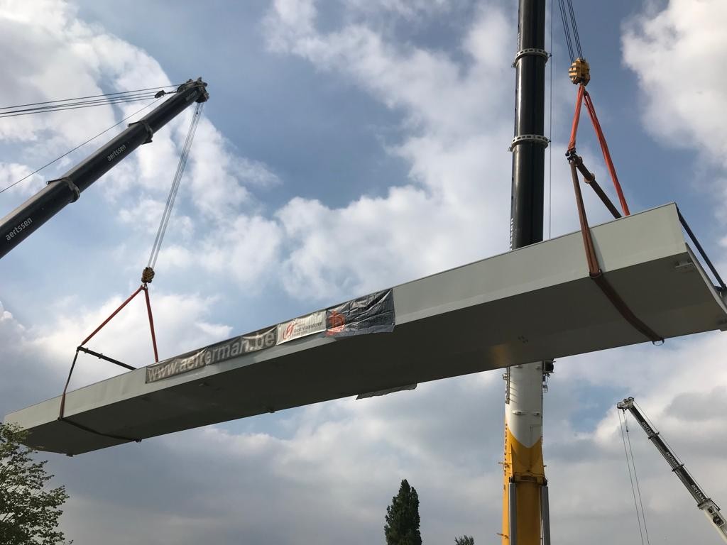 Nieuwe brug voor fietssnelweg F7 in Deinze (1)