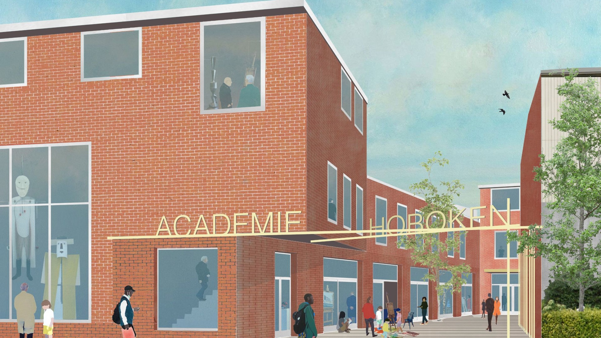 Hoboken bouwt nieuwe kunstacademie  (2)