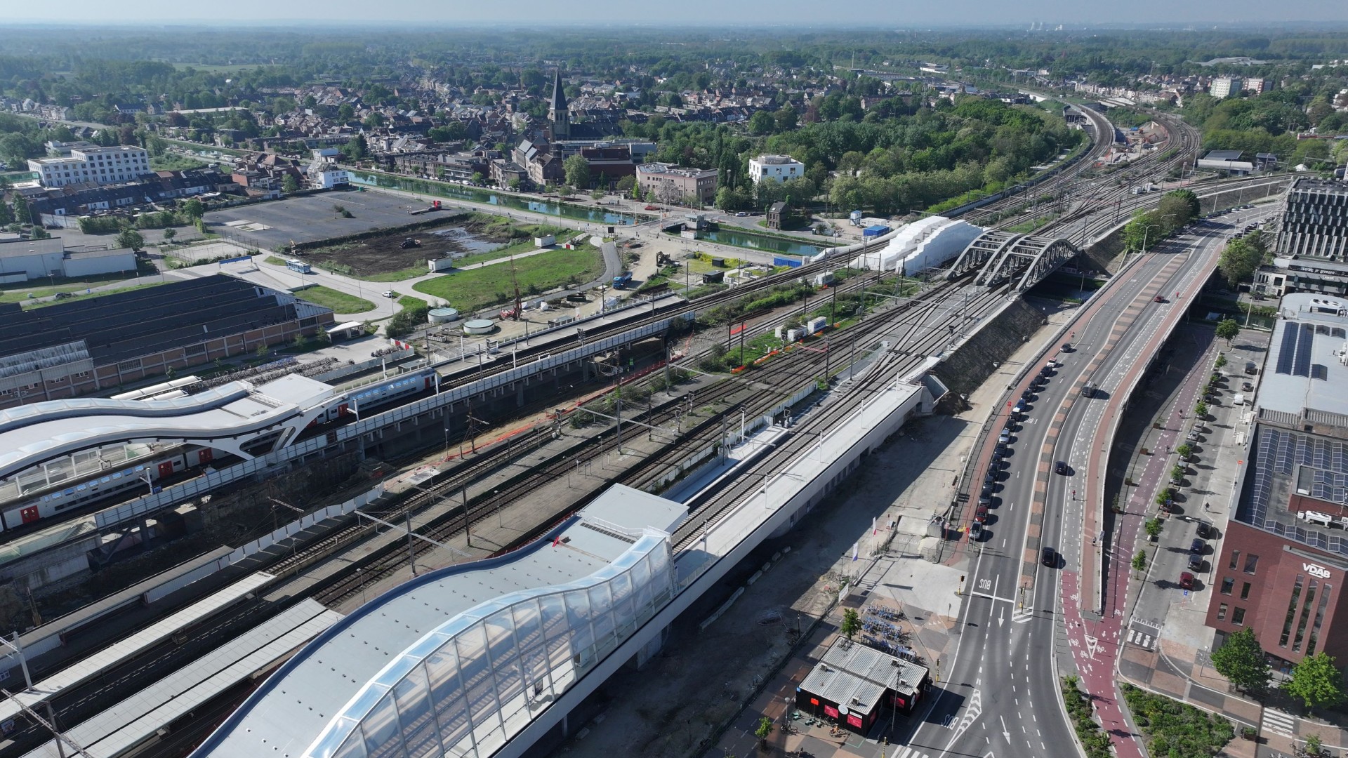2025 Luchtbeeld Postzegelviaduct (c) Mechelen in Beweging R