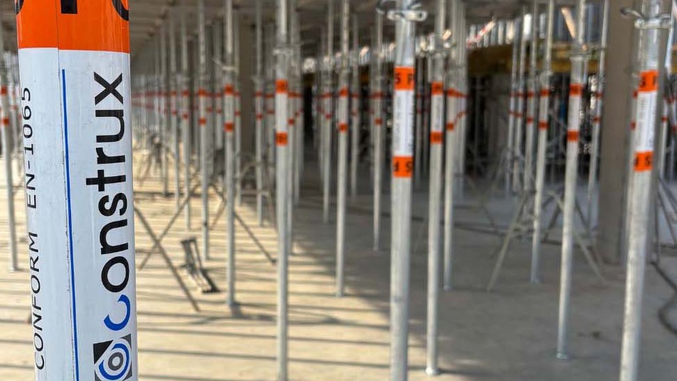 Construx PGD-schoren ondersteunen Easydeck Aluminium Vloerbekistingssysteem