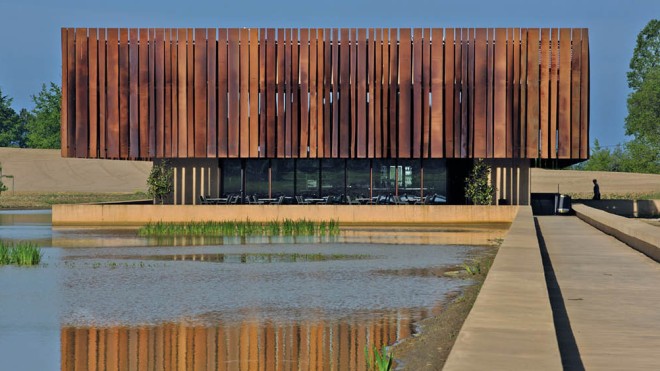 Crematorium Hofheide in Holsbeek wint provinciale architectuurprijs