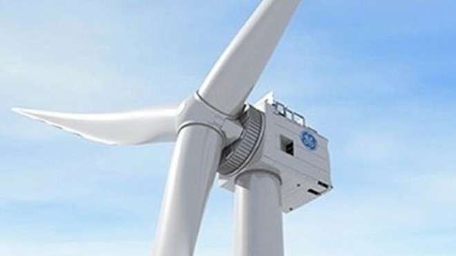 Grootste windturbine ter wereld in opbouw