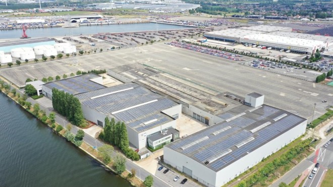 Oude asbestfabriek in Gent wordt bedrijvenpark Hexaport