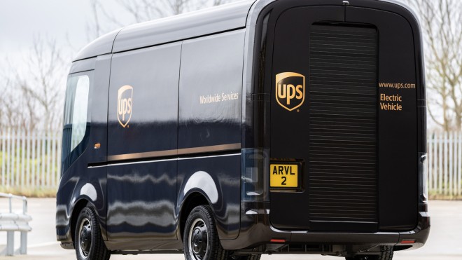 UPS bestelt 10.000 elektrische bestelwagens bij Arrival
