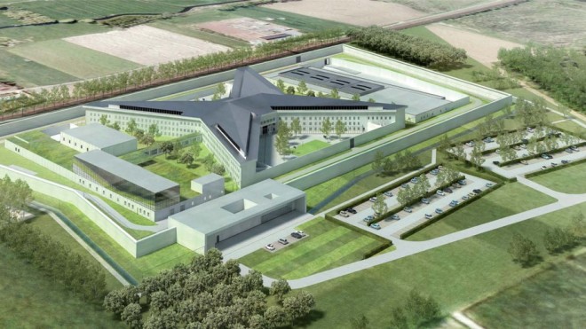 Eerste steen voor nieuwe gevangenis Dendermonde (1)
