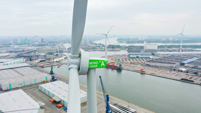 Windpark in Antwerpse haven breidt flink uit