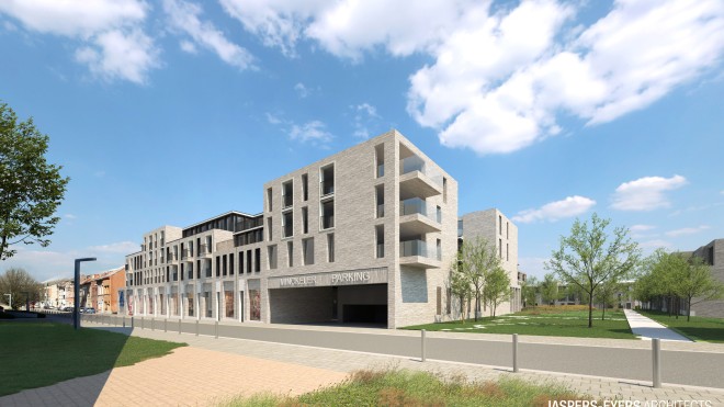 157 appartementen en 34 huizen gepland in nieuwe duurzame Leuvense woonwijk_MINCKELERSPARKING