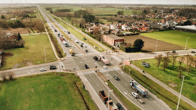 Ombouw kruispunt Riemesteenweg Evergem kan eind 2022 beginnen