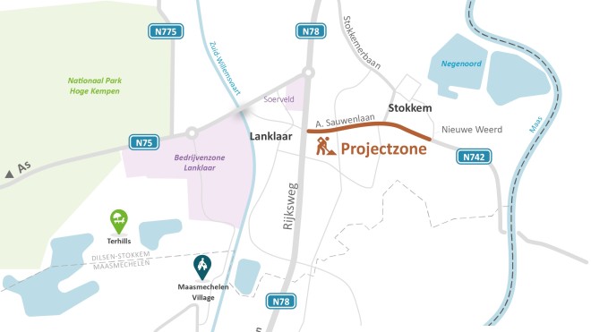 Fietsveilige herinrichting voor de N742 in Dilsen-Stokkem (1)