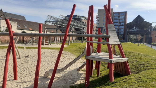 Nieuw speel- en ontspanningspark aan Dok Noord in Gent (1)