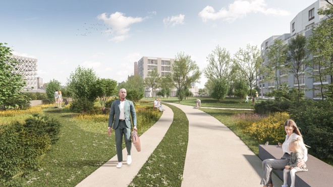 Mechelen transformeert betoncentrale tot stadspark