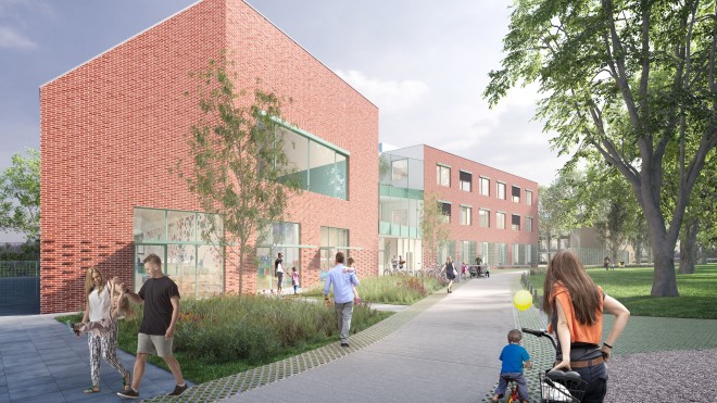 Gent bouwt nieuwe school en internaat op Henri Storyplein