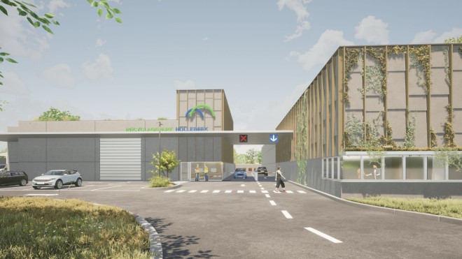 Recyclagepark in Merelbeke wordt volledig vernieuwd-VISUAL