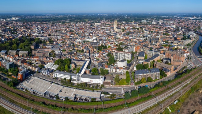 Nieuw logistiek centrum op Raghenosite in Mechelen