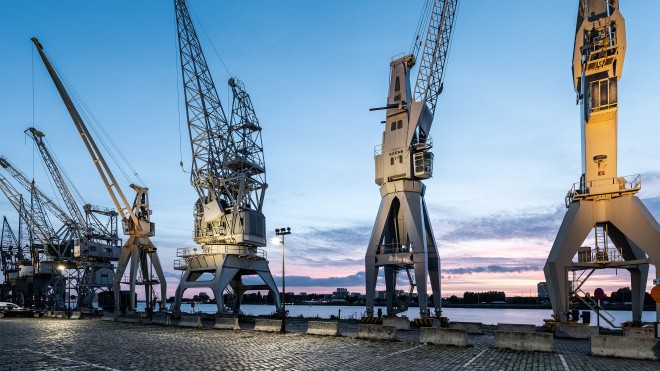 Antwerpen beschermt twee historische havenkranen