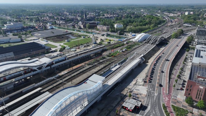 2025 Luchtbeeld Postzegelviaduct (c) Mechelen in Beweging R