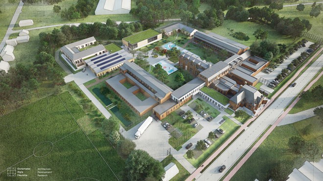 Campus-De-Hutten-Aerial